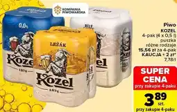 Carrefour Market Piwo Kozel Ležák / Bílý / Černý 4-pak oferta
