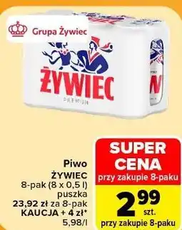 Carrefour Market Piwo Żywiec Premium 8-pak oferta