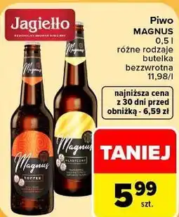 Carrefour Market Piwo MAGNUS oferta