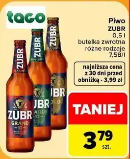 Carrefour Market Piwo Żubr oferta