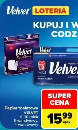 Carrefour Market Papier toaletowy Velvet oferta