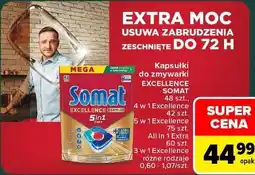Carrefour Market Kapsułki do zmywarki Somat Excellence oferta