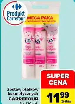 Carrefour Market Zestaw płatków kosmetycznych CARREFOUR oferta