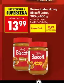 Biedronka Krem ciasteczkowy Biscoff Lotus Creamy oferta