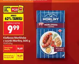 Biedronka Kiełbasa Morlińska z szynki Morliny oferta