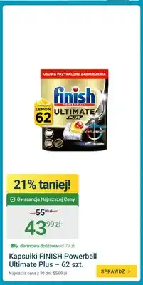 ERLI Kapsułki do zmywarki Finish Powerball Ultimate Plus oferta