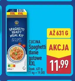 ALDI Danie gotowe spaghetti XXL Cucina oferta