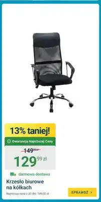 ERLI Krzesło biurowe na kółkach oferta