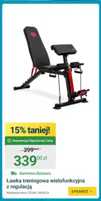 ERLI Ławka treningowa wielofunkcyjna z regulacją Sapphire oferta