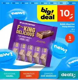 Dealz Wafelki Allnutrition Fitking Delicious 5-pak oferta