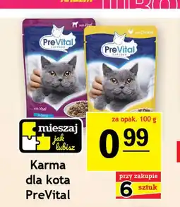 Gram Market Karma dla kota PreVital z cielęciną w sosie oferta