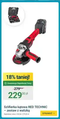 ERLI Szlifierka kątowa Red Technic – zestaw z walizką oferta