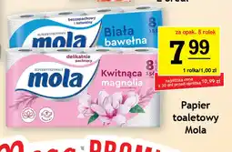 Gram Market Papier toaletowy Mola Biała bawełna 8-pak oferta
