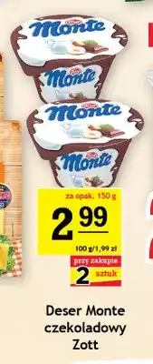 Gram Market Deser Monte czekoladowy Zott oferta