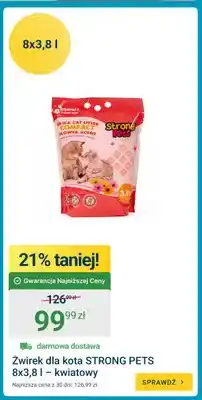 ERLI Żwirek dla kota Strong Pets kwiatowy 8-pak oferta