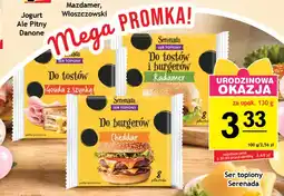 Gram Market Ser topiony w plastrach Serenada Do tostów Gouda z szynką oferta