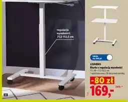 Lidl Biurko z regulacją wysokości Livarno oferta