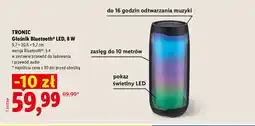 Lidl Głośnik Bluetooth LED Tronic 8W oferta