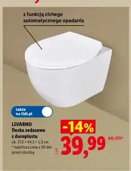 Lidl Deska sedesowa z duroplastu Livarno oferta