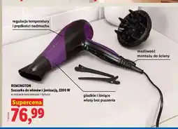 Lidl Suszarka do włosów z jonizacją Remington 2200W oferta
