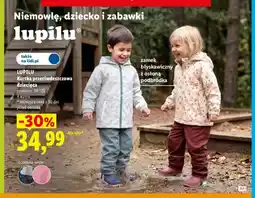 Lidl Kurtka przeciwdeszczowa dziecięca Lupilu oferta