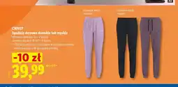 Lidl Spodnie dresowe damskie Crivit oferta