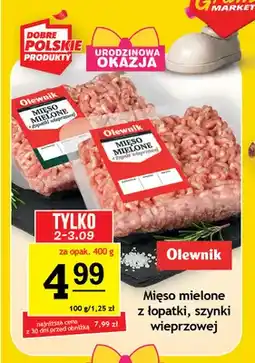 Gram Market Mięso mielone z łopatki wieprzowej Olewnik oferta