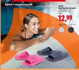 Lidl Klapki męskie Crivit oferta