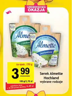 Gram Market Serek twarogowy Almette z ziołami Hochland oferta