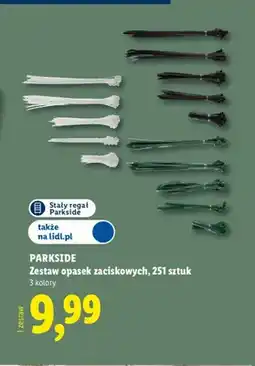 Lidl Zestaw opasek zaciskowych Parkside oferta