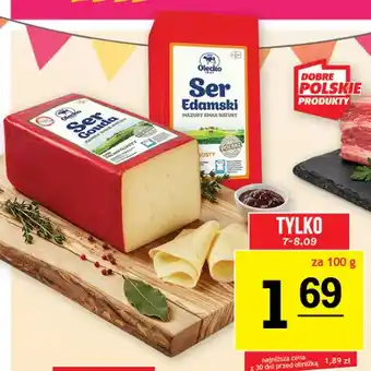 Ser żółty edamski Olecko