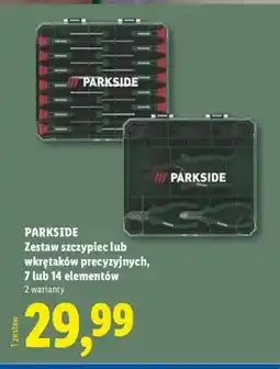 Lidl Zestaw szczypiec precyzyjnych Parkside 7 elementów oferta