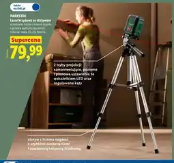 Lidl Laser krzyżowy ze statywem Parkside oferta