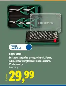 Lidl Zestaw szczypiec precyzyjnych Parkside 5 par oferta