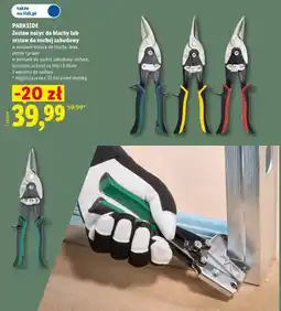 Lidl Zestaw nożyc do blachy Parkside oferta