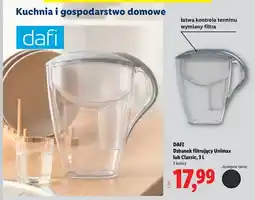 Lidl Dzbanek filtrujący Unimax Dafi oferta