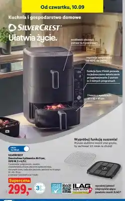 Lidl Dwustrefowa frytkownica Silvercrest oferta