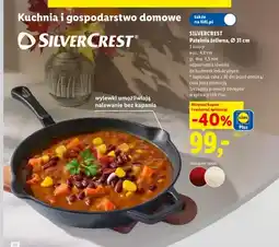 Lidl Patelnia żeliwna Silvercrest Ø 31 cm oferta