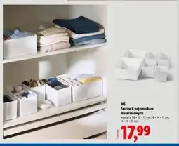 Lidl Zestaw 6 pojemników materiałowych W5 oferta