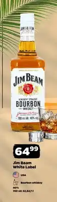Netto Bourbon whiskey Jim Beam White Label oferta