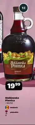 Netto Wino czerwone Mołdawska Piwnica Merlot półsłodkie oferta