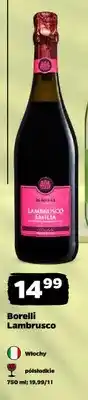 Netto Wino musujące Borelli Lambrusco półsłodkie oferta