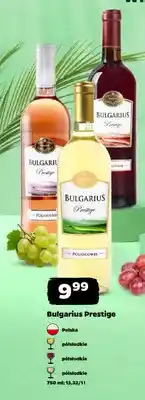 Netto Wino różowe Bulgarius Prestige półsłodkie oferta