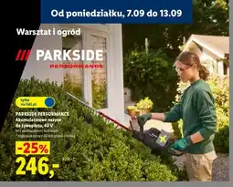 Lidl Akumulatorowe nożyce do żywopłotu Parkside Performance oferta