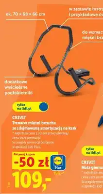 Lidl Trenażer mięśni brzucha Crivit ze zdejmowaną amortyzacją na kark oferta