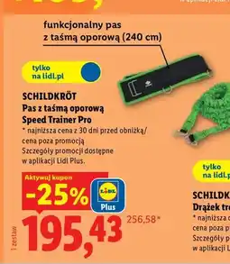 Lidl Pas z taśmą oporową Schildkröt Speed Trainer Pro oferta