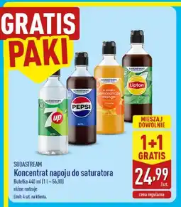 ALDI Koncentrat napoju do saturatora SodaStream Lipton green ice tea oferta