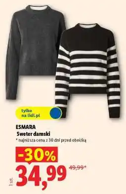 Lidl Esmara Sweter damski oferta
