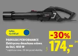 Lidl PARKSIDE PERFORMANCE Elektryczna dmuchawa osiowa do liści, 1650 W oferta