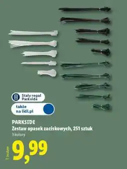 Lidl PARKSIDE Zestaw opasek zaciskowych, 251 sztuk oferta